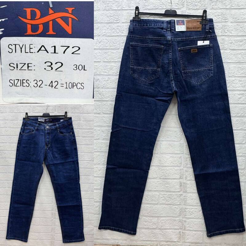 Spodnie jeansy meskie Roz 32-42, 1 Kolor Paczka 10 szt